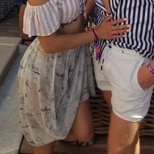 Boho Bohemian long maxi skirt